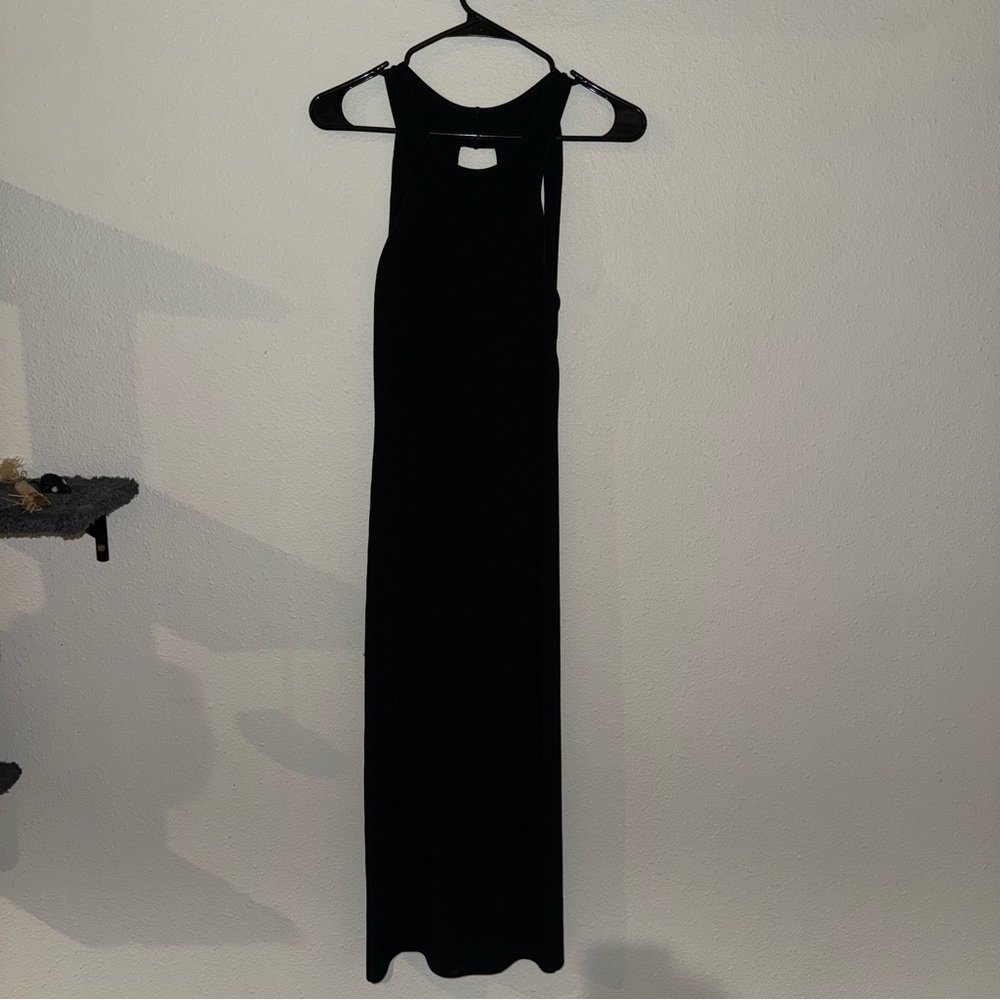 Good American Black Backless Dress